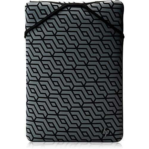 Hp Reversible Protective 15.6-Inch Geo Laptop Sleeve, Grey