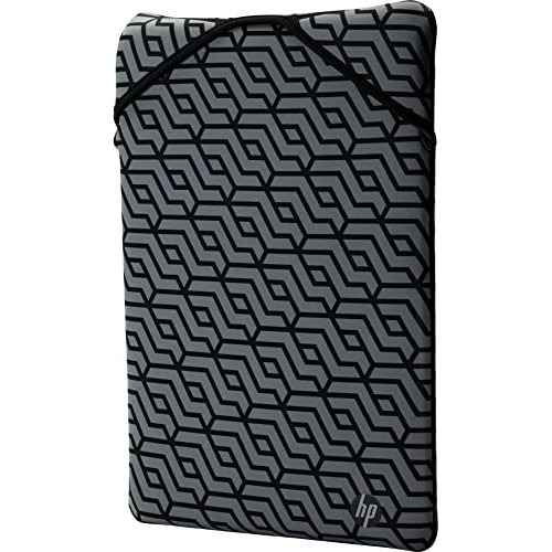 Hp Reversible Protective 15.6-Inch Geo Laptop Sleeve, Grey