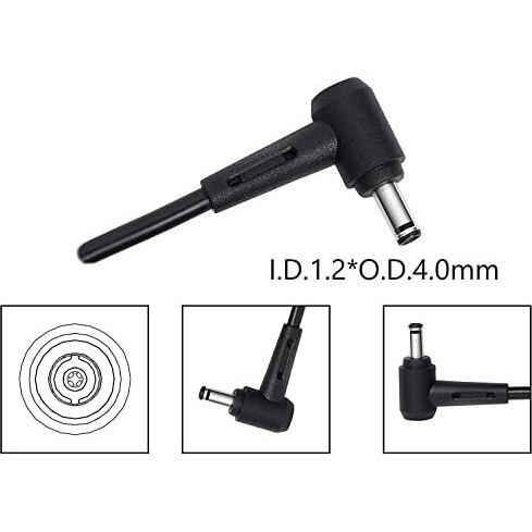 Asus Ad45-00B 45W Laptop Adapter/Charger Without Power Cord For Select Models Of Asus (20 V, 2.5 A, 4 Mm X 1.2Mm Diameter - Black