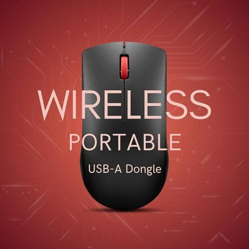 Lenovo 150 Wireless Compact Mouse, 1K Dpi Optical Sensor, 2.4Ghz Wireless Nanousb, 10M Range, 3Button(Left,Right,Scroll) Upto 3M Left/Right Clicks, 10Month Battery, Ambidextrous, Ergonomic, Gy51L52638