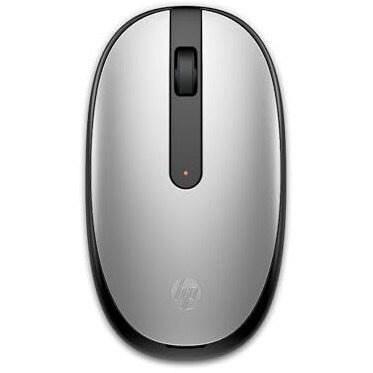 Hp 240 Bluetooth Mouse/Ambidextrous Compact Size Portable Mouse/Red Optical Tracking/1600 Dpi/3 Years Warranty/Pike Silver (43N04Aa)
