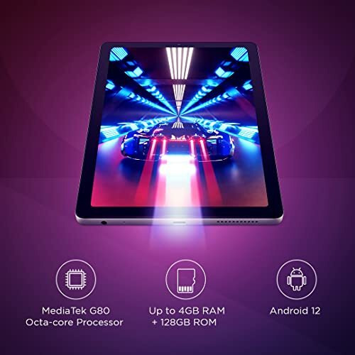 Lenovo M9 Tab | 9 Inch (22.86 Cm) Hd Display| 3 Gb Ram, 32 Gb Rom Expandable| Wi-Fi & 4G Lte Tablet| Dual Speaker With Dolby Atmos| Octa-Core Processor | Free-Tpu Back Cover/Stand | Color Frost Blue