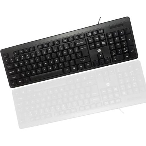 Hp K100 Wired Keyboard, Quick, Comfy And Accurate, Usb Plug & Play Setup,Led Indicators(7J4G1Aa)