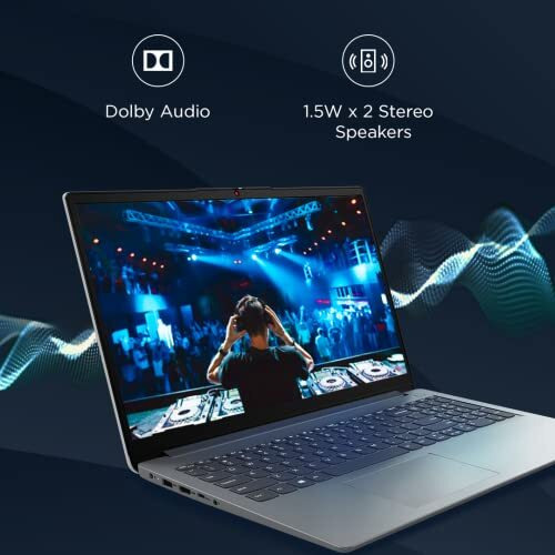 Lenovo Ideapad 1, Amd Ryzen 5 5500U, 8Gb Ram, 512Gb Ssd, Fhd, 15.6"/39.62Cm, Windows 11, Msoffice 2021, Grey, 1.6Kg, 82R400Brin, Integrated Amd Graphics, Hd Camera, 1 Year Adp Free, Thin &Light Laptop