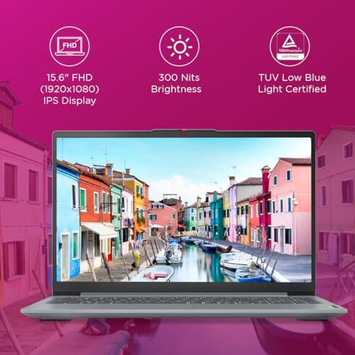 Lenovo Ideapad Slim 3, Intel Core I7-13620H, 13Th Gen, 16Gb Ram, 512Gb Ssd, Fhd Ips 300 Nits, 15"/38.1Cm, Windows 11, Msoffice 21, Grey, 1.6Kg, 83Em008Gin,1Yr Adp Free,Alexa Built-In Laptop
