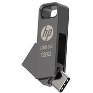 Hp 886C 128Gb Otg Usb Flash Drive 3.2 Rock/Metallic Swivel Design/Durable Metal Material
