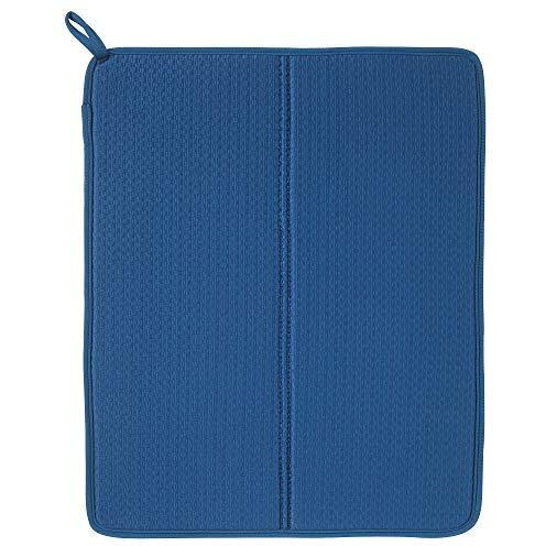 Ikea Plastis Dish Drying Mat, Blue, 44X36 Cm (17 X14  ")