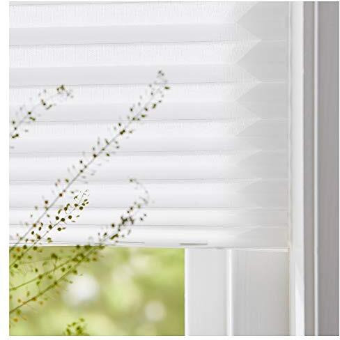 Ikea Polyester Haren Pleated Blind (White, 90X190 Cm)