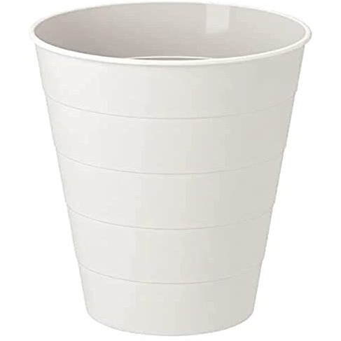 Ikea Fniss Plastic Open-Top Waste Bin, (10 L, 3 Gallon, White)