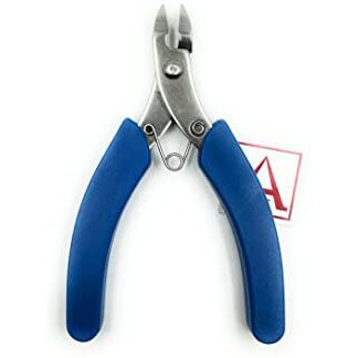 Aone Yamato Stainless Steel Mini Diagonal Nipper Wire Cutter Plier 4" Multipurpose Plastic Coated For Wire/Plastic Cable Cutting, Jewellery Making & Repair, Electronic, Watchmaking, Hobby Crafts Diy