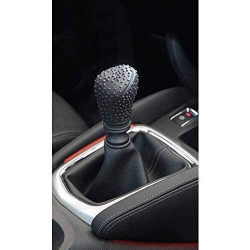E-Generix Anti-Scratch Bump Shift Gear Knob Protective Cover Case - Black Color