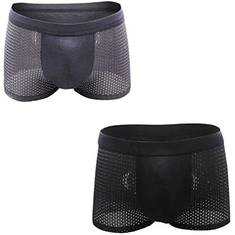 Dhruva Sales Silk Animal Print Boxer Briefs Underwear For Men And Boys (Pack Of 1) (Black, Blue, Grey, Red