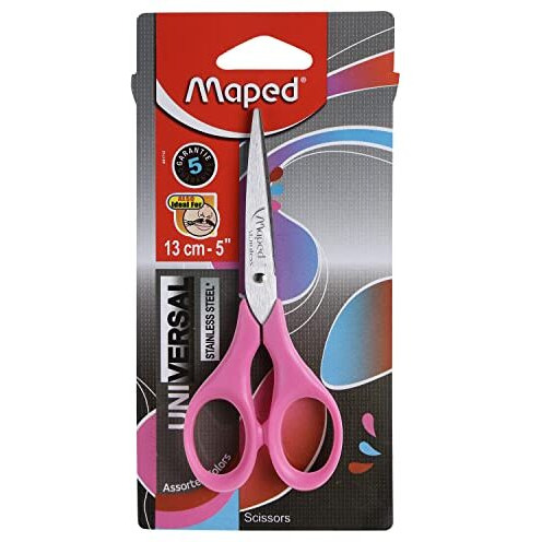 Maped Universal Grape Moustache 13Mm Scissor | Multipurpose Scissor | Comfort Grip Handle | Kitchen Scissor