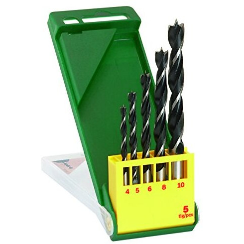 Bosch Professional Wood Drill Bit Set (5 Pcs) (Diameter 4/5/6/8/10 Mm)
