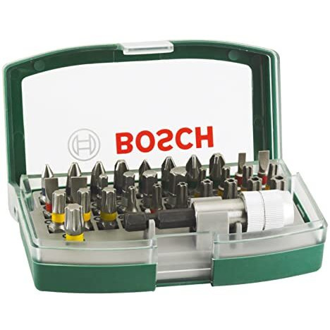 Bosch 2607017063 Metal Screwdriver Bits Kit (Grey)