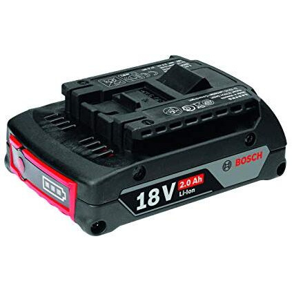 Bosch Gba 18V 2.0Ah Professional Battery Pack  Cordless Power Tools  Coolpack Technology (Black)