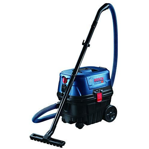 Bosch Gas 12-25 Heavy Duty Wet/Dry Vacuum Cleaner, 1,250W, 25 L Vol, 200 Mbar, Click & Clean System With Hepa Filter, 9 Kg + Accessories, 1 Year Warranty