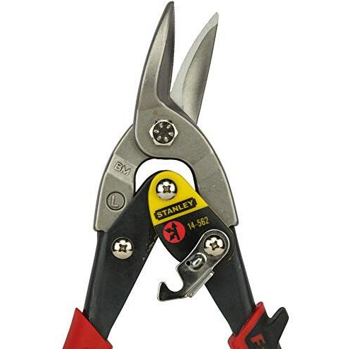 Stanley 2-14-562 Aviation Snips Left Cut Bi-Metal-254Mm (Yellow & Black)