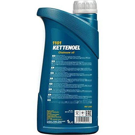 Mannol 1101 Chainsaw Oil Kettenoel Saw Cutting Chains 1 Litre Imported From Germany