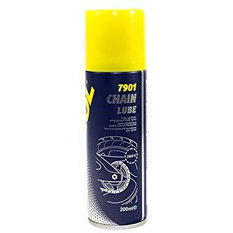 Mannol 7901 Chain Lube | Fully Synthetic Chain Spray For Drive Chains Of Bike| Atvs | Scooters And Other Vehicles | Imported From Germany(200Ml) (1)