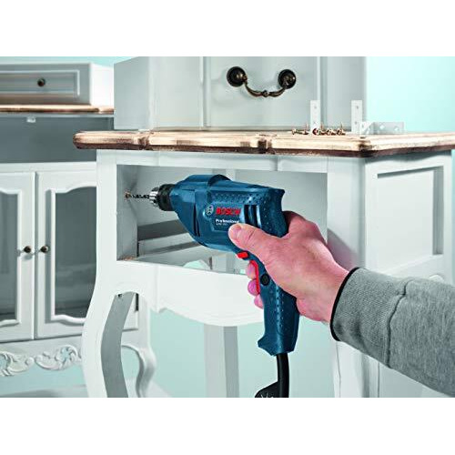 Bosch Gbm 350 Professional Rotary Drill , Wood & Metal Work (350 Watt Blue),Corded Electric, 1 Pack