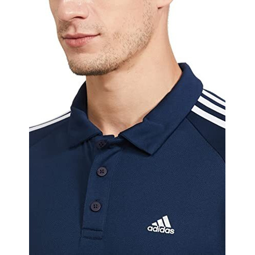 Adidas Men Polyester M Cls Polo,Training Polo Shirts,Conavy , Large