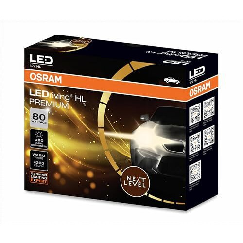 Osram Led Headlight For Car H6204 Cool White (H4/H19 12V 80W 6000K)