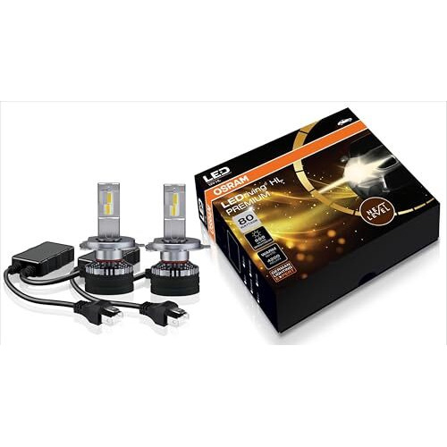 Osram Led Headlight For Car H6204 Cool White (H4/H19 12V 80W 6000K)