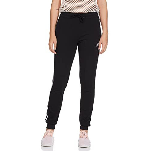 Adidasmediumall Womediumen Cotton W 3Smediumall Smediumallj C Pt , Smediumallportsmediumall Track Pant , Black/White , Large