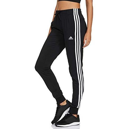 Adidasmediumall Womediumen Cotton W 3Smediumall Smediumallj C Pt , Smediumallportsmediumall Track Pant , Black/White , Large