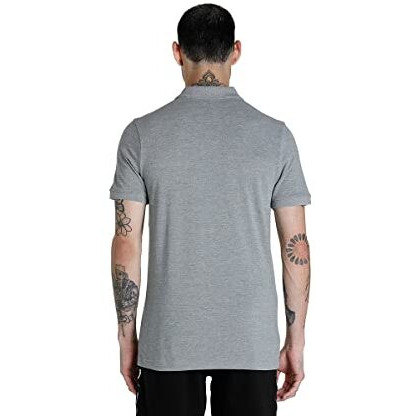 Puma Cotton Men's Letter Print Regular Fit T-Shirt (84934899_Medium Gray Heather M), Grey