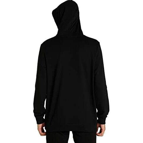 Puma Men's Cotton Hooded Neck Sweatshirt (67622701_Black_L)