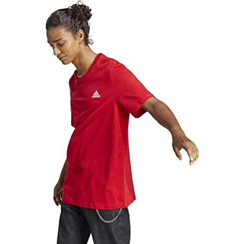 Adidas Men Cotton M Sl Sj T Sports T-Shirts Betsca,(L)