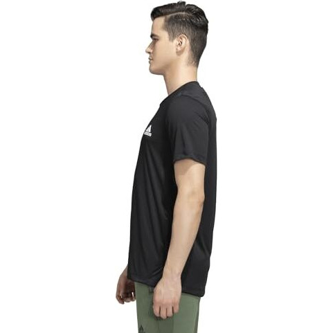 Adidas Men Polyester In Smu Am Tee Sports T-Shirts Black,(Xl)