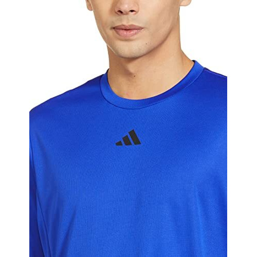 Adidas Men's Regular Fit T-Shirt (Iu0016_Lucblu/Prefuc/Silvmt