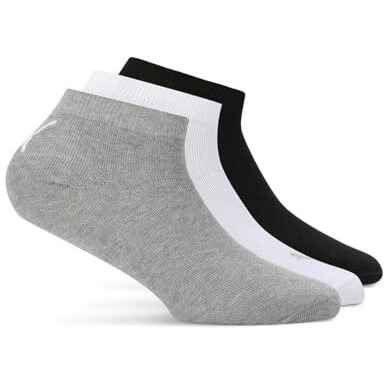 Puma Cotton Unisex-Adult Unisex Lifestyl Snkr 3P Ankle Length Socks, White-Cool Gray 7-Black, 39/42 (68539102)