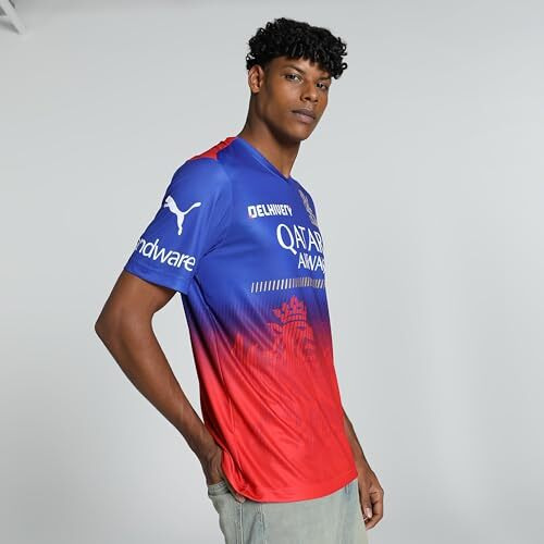 Puma Polyester Men's Printed Regular Fit T-Shirt (781675_Surf The Web-For All Time Red, Xl