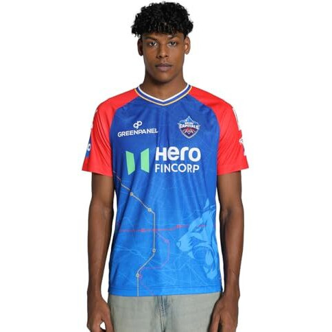 Puma Men's Printed Regular Fit T-Shirt (781628_For All Time Red-Strong Blue