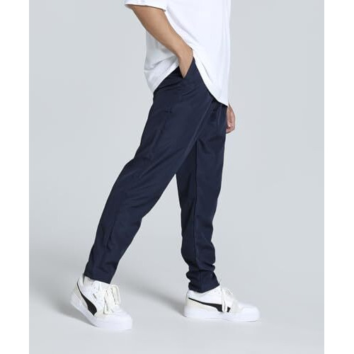 Puma Men's Regular Mid Rise Track Pants (688489_Navy, Xl