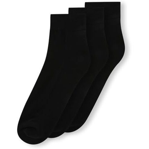 Puma Unisex-Adult Ankle Length Half Terry 3P, Black-Black-Black, 39/42 (68853101)