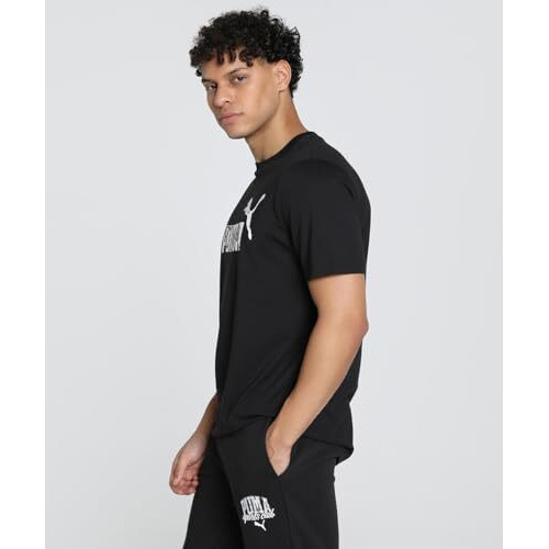 Puma Men's Regular Fit T-Shirt (684824_Black