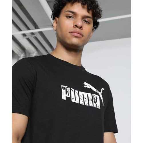 Puma Men's Regular Fit T-Shirt (684824_Black