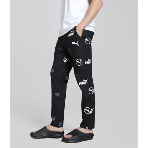 Puma Men, Aop Woven Lounge Pant Wb-Op, Black-White - M (68790701)