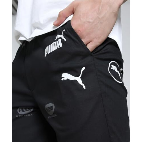 Puma Men, Aop Woven Lounge Pant Wb-Op, Black-White - M (68790701)