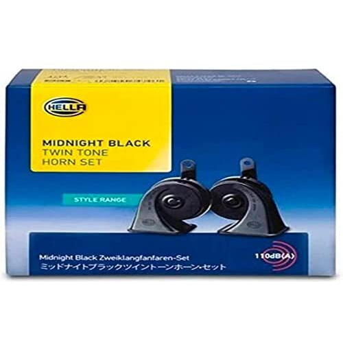 Hella Midnight Black 12V, 410/490Hz