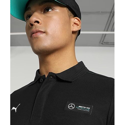 Puma Men's Cotton Solid Regular Fit T-Shirt (621154_Black M)