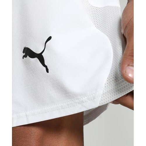 Puma Men's Bermuda Shorts (705743_White-Black-Feather Gray