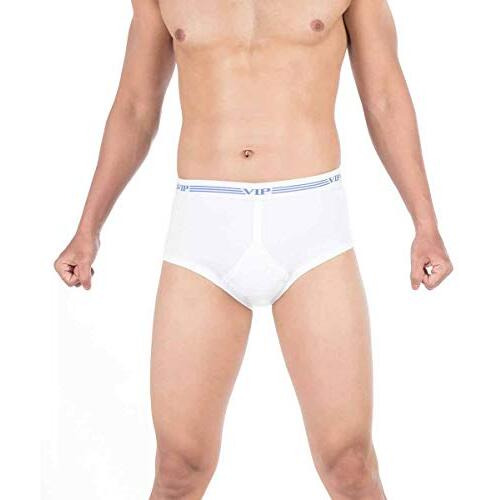 Vip Mens Cotton Brief Pack Of 5 (White 95)