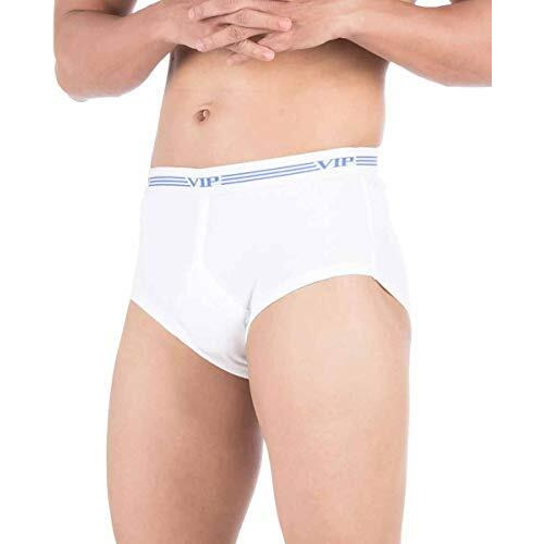 Vip Mens Cotton Brief Pack Of 5 (White 95)