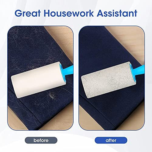 Ambiger Sticky Lint Remover Roller Hair Remover Cleaner Ideal For Removes Dust From Clothes, Cars, Furniture, Carpet, Sweater, Dust & Dirt, Set Of 4 Refill Rolls 240 Sheets, Each Roll In 60 Sheets